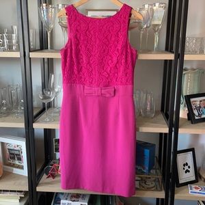 Banana republic magenta mini dress